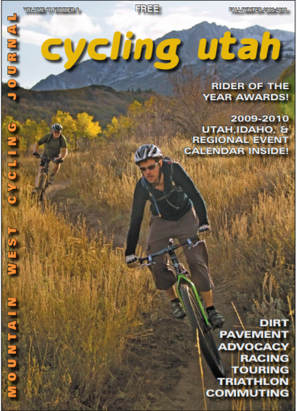 I made the Cover of Cycling Utah