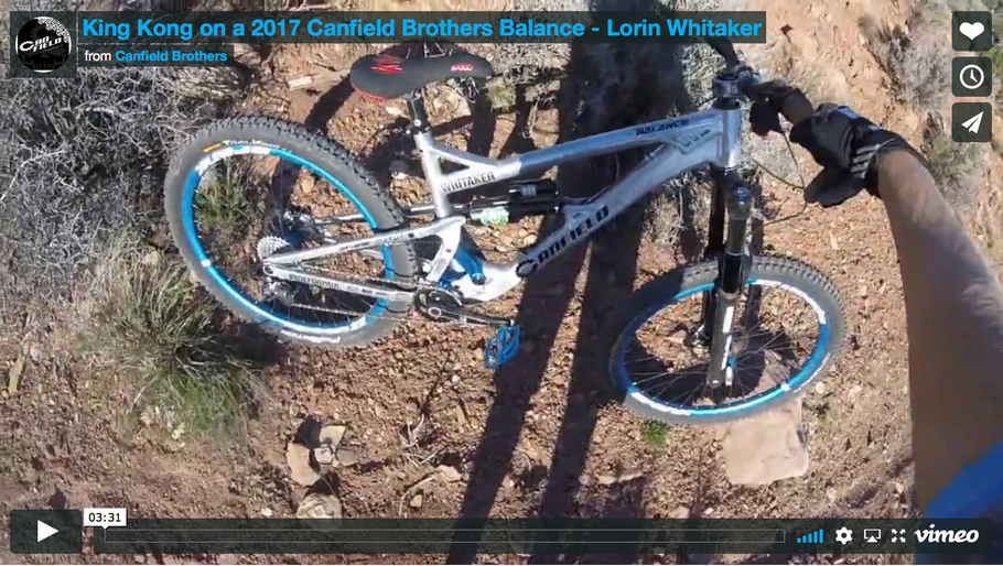VIDEO | Riding King Kong on a trail bike - Canfield Brothers Balance