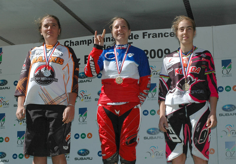 Congratulations to Céline Gros, French Women's DH National Champ!