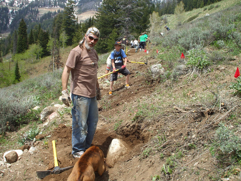 Trail Building in Jackson Wyoming.