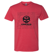 Load image into Gallery viewer, Canfield Bikes Skully Topo T-Shirt