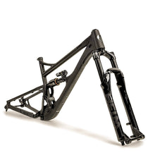 Load image into Gallery viewer, Canfield Tilt V3 with CBF Suspension in Stealth Black, short travel enduro, 140mm, frameset, Shocks, Fork, 