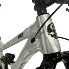 Load image into Gallery viewer, Canfield Tilt V3 with CBF Suspension in Raw, short travel enduro, 140mm , head badge, head tube
