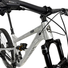 Load image into Gallery viewer, Canfield Tilt V3 with CBF Suspension in Raw, short travel enduro, 140mm, head badge, Head tube