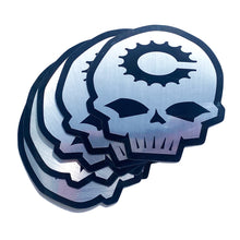 Load image into Gallery viewer, Canfield Bikes Metallic Skully Sticker