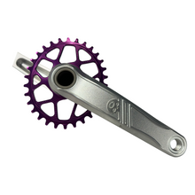 Load image into Gallery viewer, Canfield Bikes DH Cranks - Silver NEW