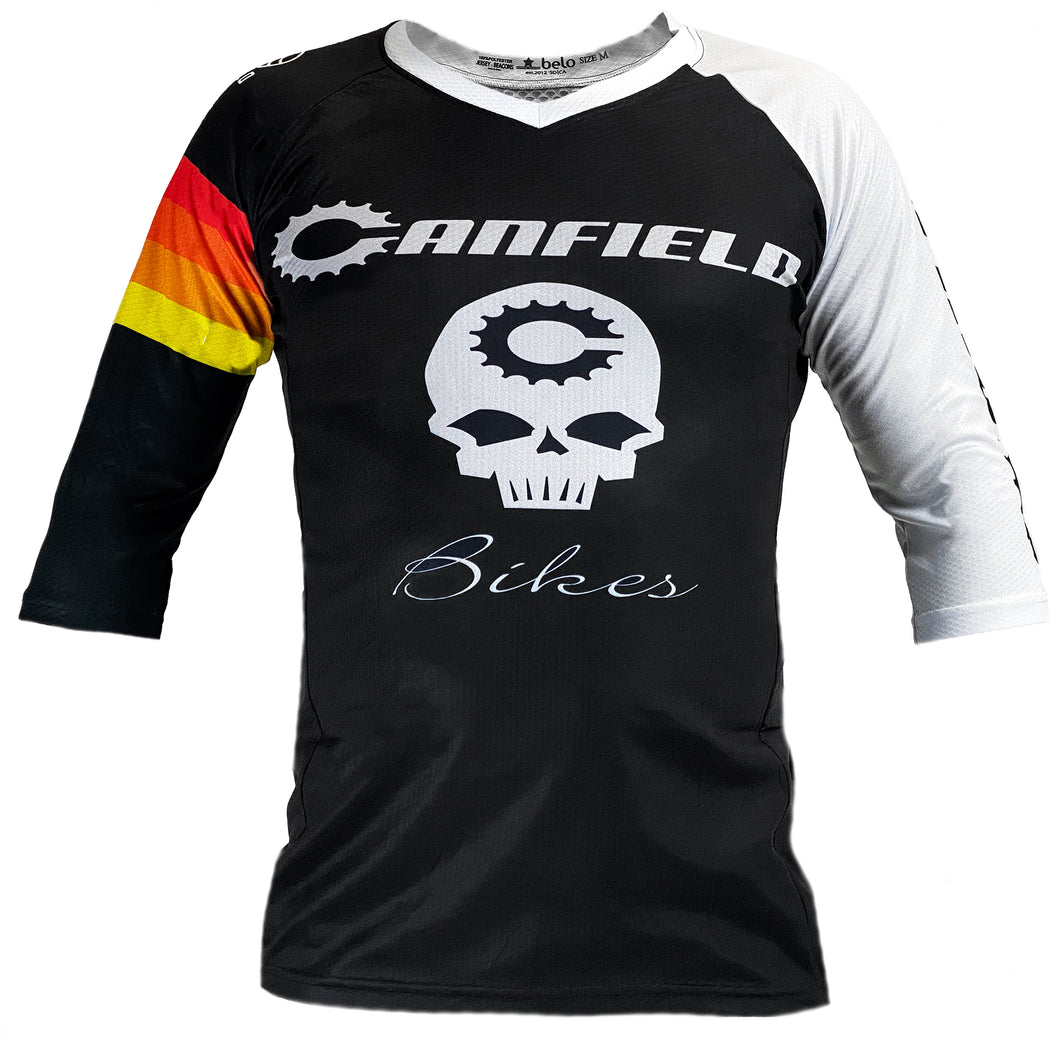Canfield Heritage Freeride MTB Jersey 3/4 Sleeve - Black