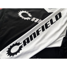 Load image into Gallery viewer, Canfield Heritage Freeride MTB Jersey 3/4 Sleeve - Black