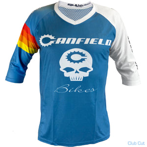 Canfield Heritage Freeride MTB Jersey 3/4 Sleeve - Blue