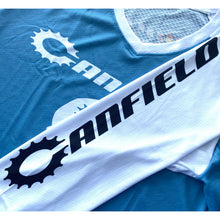 Load image into Gallery viewer, Canfield Heritage Freeride MTB Jersey 3/4 Sleeve - Blue