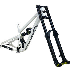 ONE.2 DH - Avalanche White (Frame, Shock + Fork)